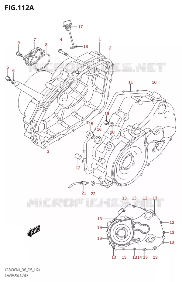 CARTER Suzuki QUAD 400 KINGQUAD 2021  LT-F400F M1 (P03)