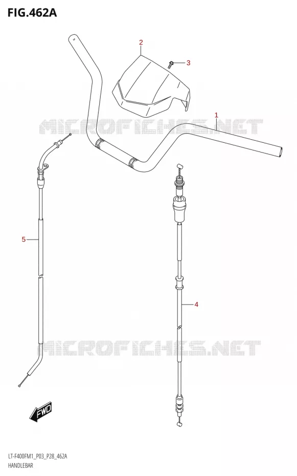 GUIDON Suzuki QUAD 400 KINGQUAD 2021  LT-F400F M1 (P03)