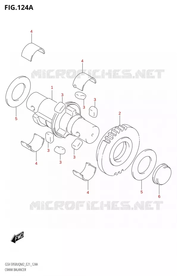 BALANCIER Suzuki MOTO 950 GSX-S 2022  GSX-S950WQM2 (E21)