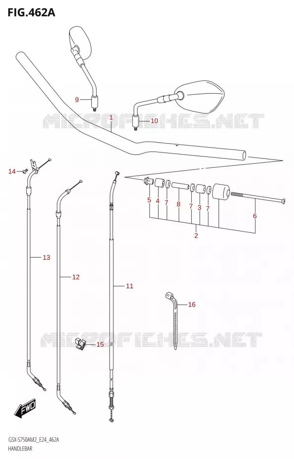 GUIDON Suzuki MOTO 750 GSX-S 2022  GSX-S750A M2
