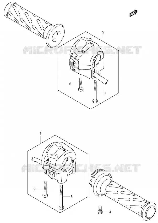 COMMODOS (SV1000/U1/U2) Suzuki MOTO 1000 SV 2004  SV1000SK4(E2)