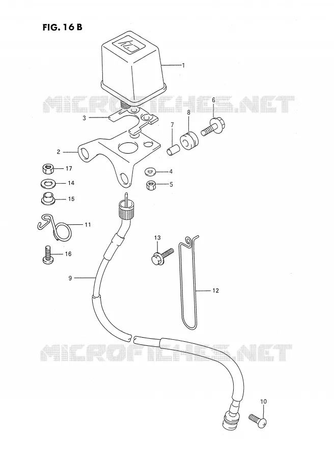 COMPTEUR (MODELE T) Suzuki MOTO 250 RMX 1996  RMX250T(E3)