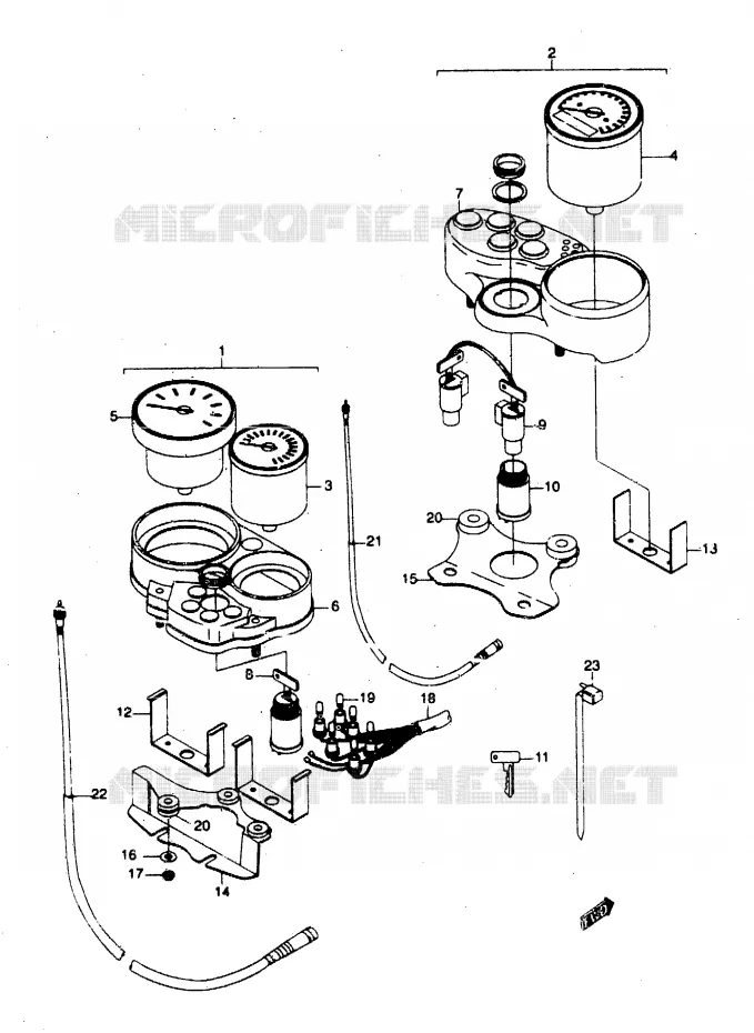 COMPTEUR Suzuki MOTO 50 RMX 1996  RMX50T(T/V)