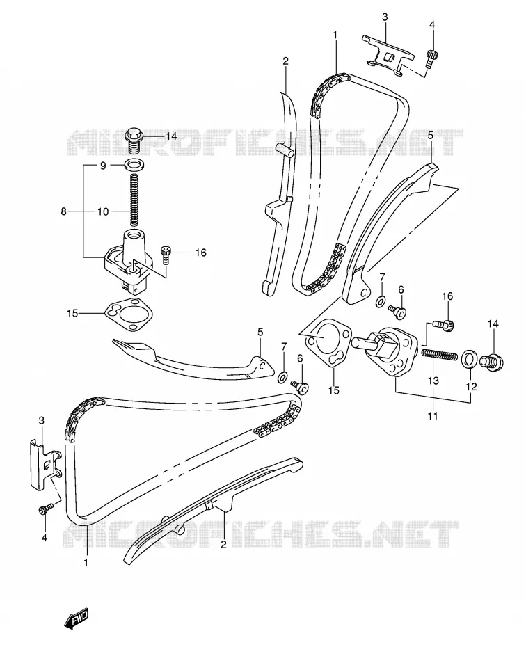 DISTRIBUTION (MODEL K5/K6/K7) Suzuki MOTO 650 SV 2006  SV650UK6(E2)