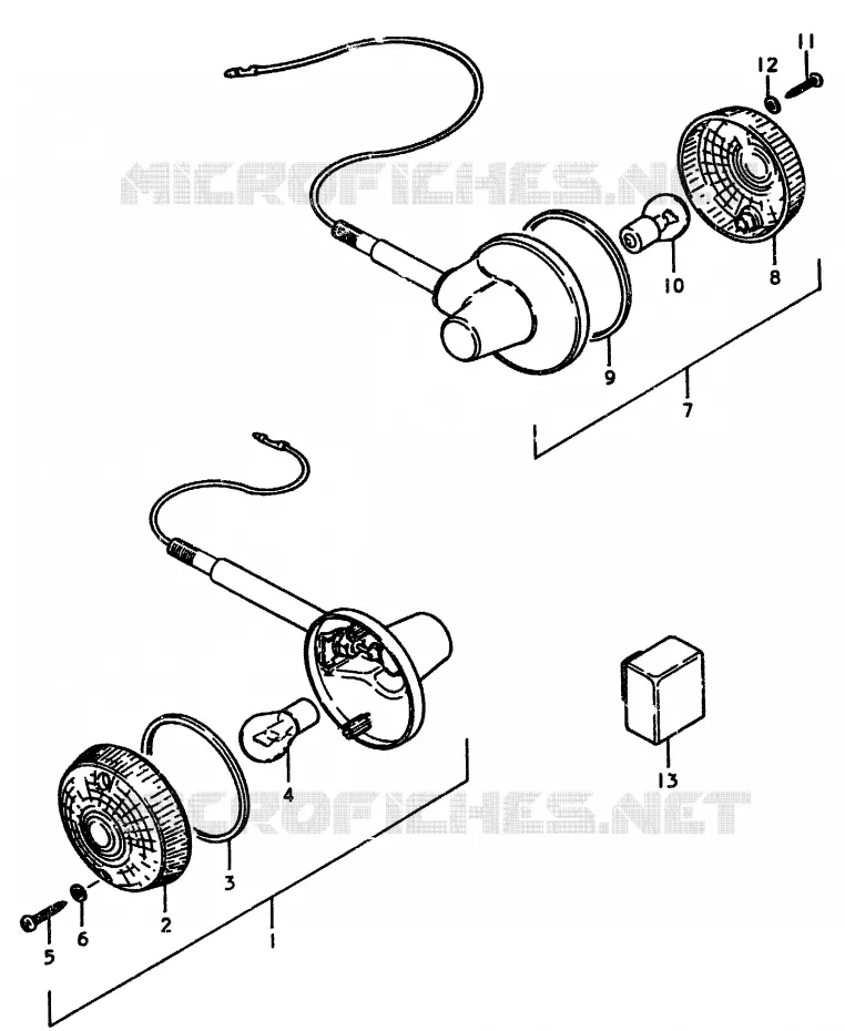 PIECES MARCHES SPECIAUX (E17) Suzuki MOTO 370 SP 1978  SP370C(C/N)