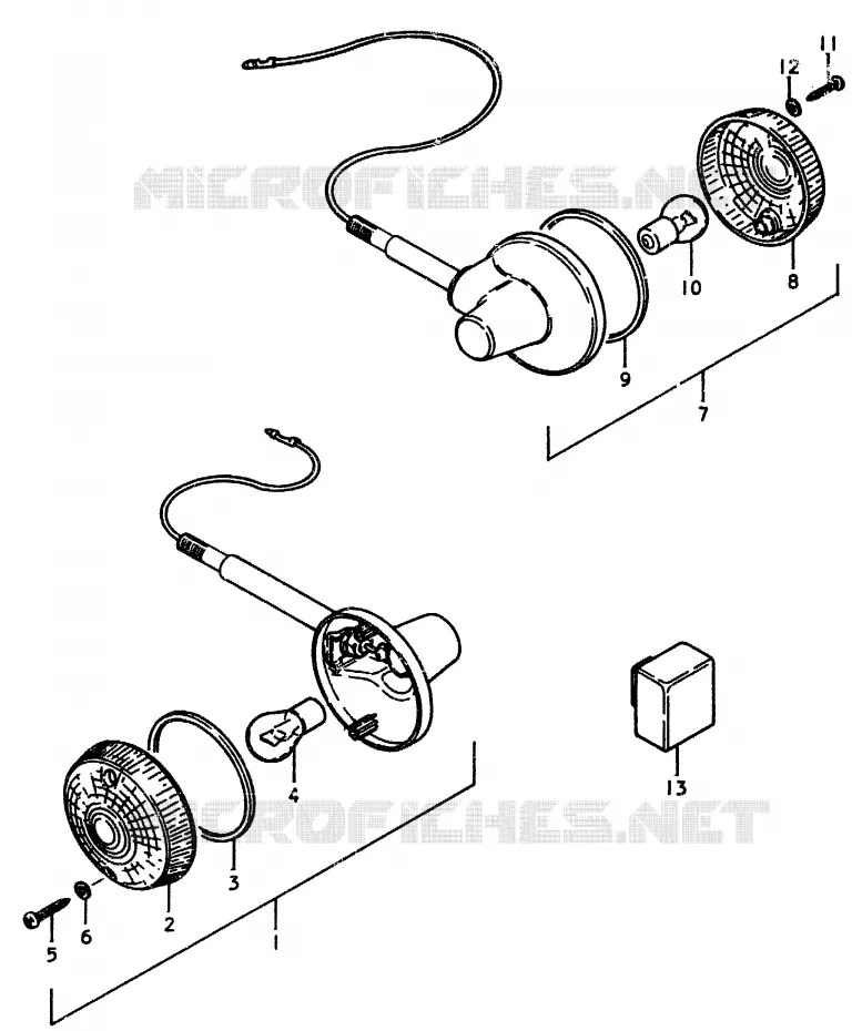 PIECES MARCHES SPECIAUX (E2) Suzuki MOTO 370 SP 1978  SP370C(C/N)