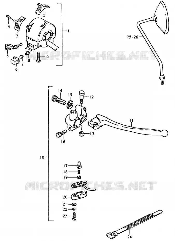 PIECES MARCHES SPECIAUX (E22) Suzuki MOTO 370 SP 1978  SP370C(C/N)