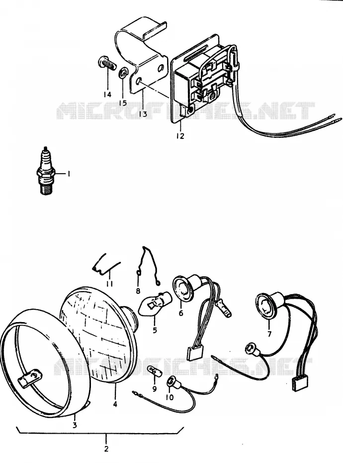 PIECES MARCHES SPECIAUX (E22) Suzuki MOTO 370 SP 1979  SP370N(C/N)