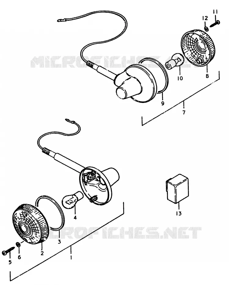 PIECES MARCHES SPECIAUX (E25) Suzuki MOTO 370 SP 1978  SP370C(C/N)