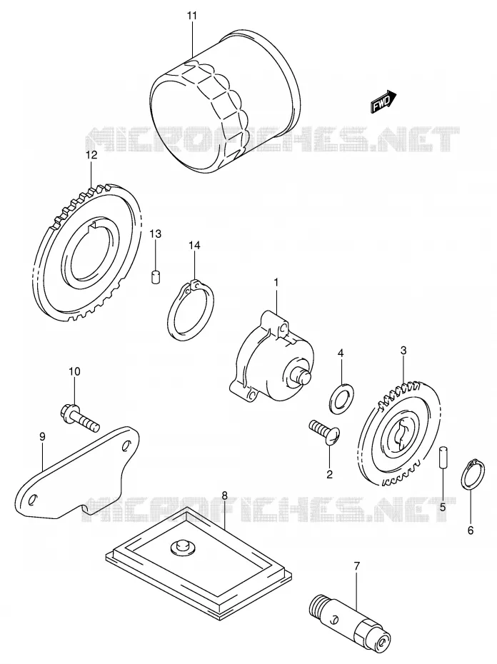 POMPE A HUILE Suzuki MOTO 650 SV-S 2007  SV650SAK7