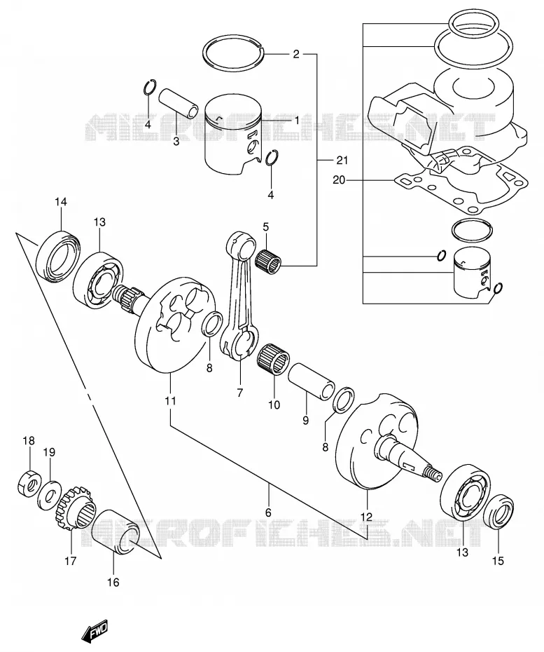 VILEBREQUIN Suzuki MOTO 85 RM 2003  RM85LK3(P3/P28)