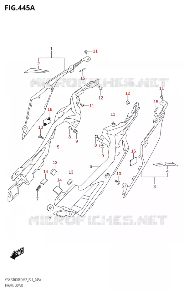 CARENAGES Suzuki MOTO 1000 GSX-S 2022  GSX-S1000RQ 2022 M2 (E21)