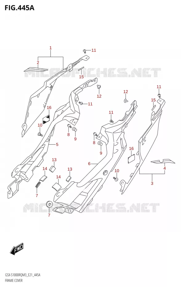CARENAGES Suzuki MOTO 1000 GSX-S 2023  GSX-S1000RQ  M3 (E21)