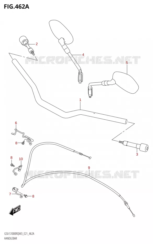 GUIDON Suzuki MOTO 1000 GSX-S 2023  GSX-S1000RQ M3