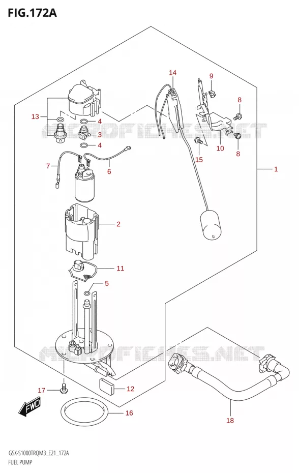 POMPE A ESSENCE Suzuki MOTO 1000 GSX-S 2023  GSX-S1000TRQ M3 (E21)