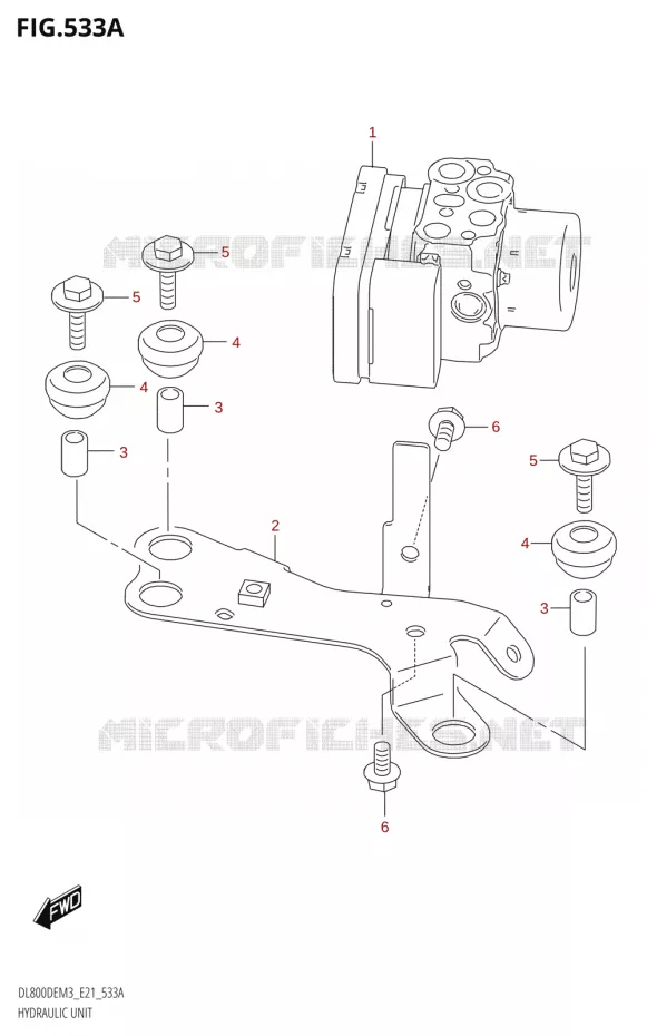 SYSTÈME ABS Suzuki MOTO 800 V-STROM 2023  DL800DEUC M3 (E21)