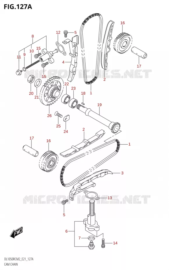 DISTRIBUTION Suzuki MOTO 1050 V-STROM 2022  DL1050RC M2 (E21)