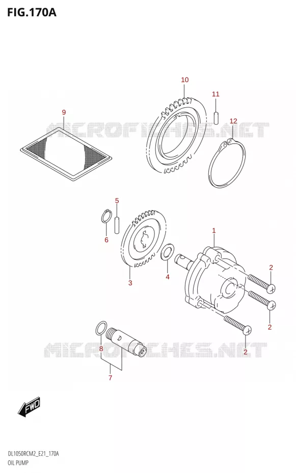 POMPE A HUILE Suzuki MOTO 1050 V-STROM 2022  DL1050RC M2 (E21)