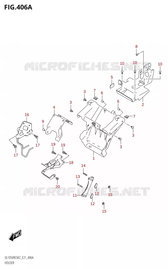 SUPPORT Suzuki MOTO 1050 V-STROM 2022  DL1050RQ M2 (E21)