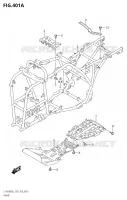CADRE pour Suzuki KINGQUAD 400 2022
