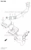CONDUIT D'ADMISSION CARTER COURROIE pour Suzuki KINGQUAD 400 2022