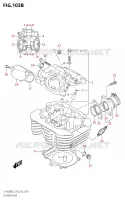 CULASSE pour Suzuki KINGQUAD 400 2022