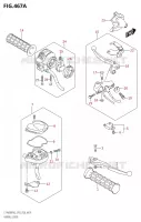 LEVIERS   POIGNEES pour Suzuki KINGQUAD 400 2022