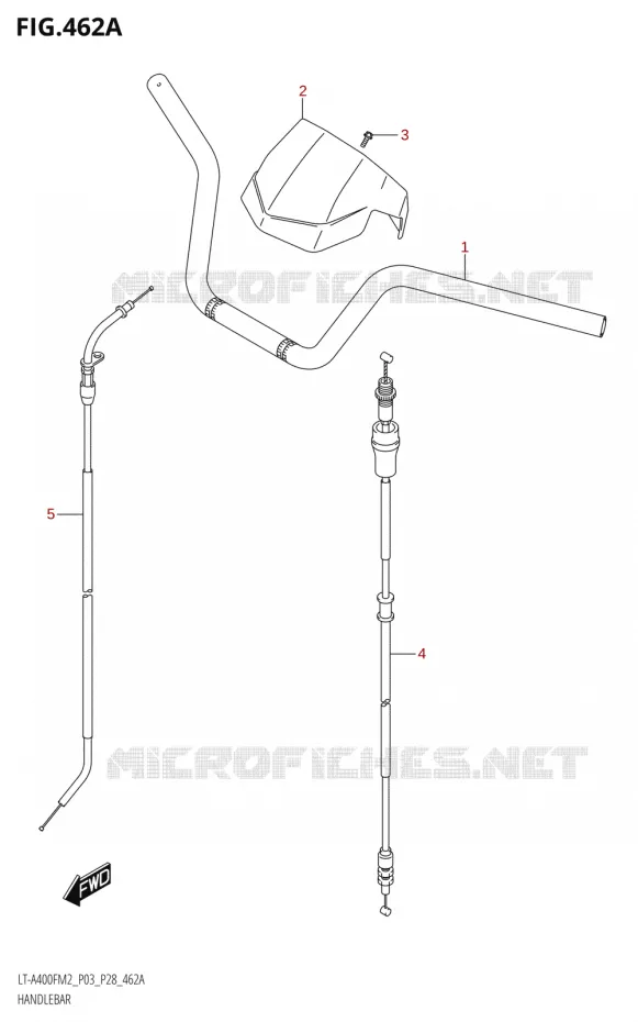 GUIDON Suzuki QUAD 400 KINGQUAD 2022  LT-A400FZ M2 (P03/P28)
