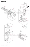 LEVIERS   POIGNEES pour Suzuki KINGQUAD 400 2023