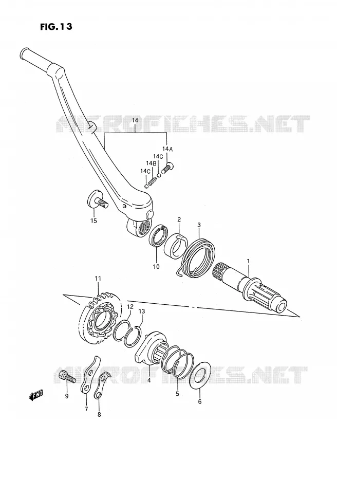 KICK Suzuki MOTO 250 RMX 1991  RMX250M(E3)