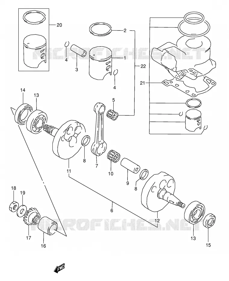 VILEBREQUIN Suzuki MOTO 80 RM 1997  RM80V(E3/E28)