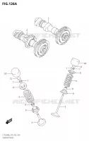 ARBRE A CAMES   SOUPAPES pour Suzuki KINGQUAD 750 2022
