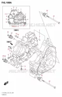 CARTERS MOTEUR pour Suzuki KINGQUAD 750 2022