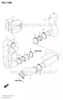CONDUIT D'ADMISSION CARTER COURROIE pour Suzuki KINGQUAD 750 2022
