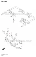 REPOSE PIEDS pour Suzuki KINGQUAD 750 2022
