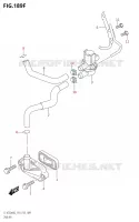 SYSTEME RECYCLAGE GAZ ECHAPPEMENT (LT A750XP:M2:P33) pour Suzuki KINGQUAD 750 2022