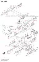 BRAS SUSPENSION ARRIERE pour Suzuki KINGQUAD 750 2023