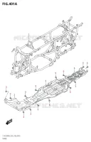 CADRE pour Suzuki KINGQUAD 750 2023