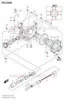 CARDAN   COUPLE CONIQUE (ARRIERE) pour Suzuki KINGQUAD 750 2023