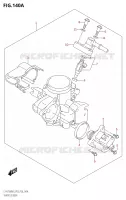 CORPS DE PAPILLON (P03,P28) pour Suzuki KINGQUAD 750 2023
