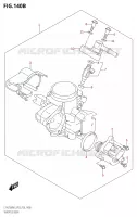 CORPS DE PAPILLON (P33) pour Suzuki KINGQUAD 750 2023