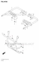 REPOSE PIED pour Suzuki KINGQUAD 750 2023