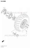 ROUE AVANT (LT A750XP) pour Suzuki KINGQUAD 750 2023