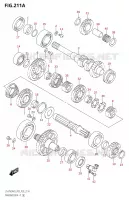 TRANSMISSION (2) pour Suzuki KINGQUAD 750 2023