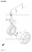 ALLUMAGE ROTOR   STATOR pour Suzuki BURGMAN 400 2023