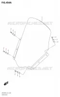 PARE BRISE pour Suzuki BURGMAN 400 2023