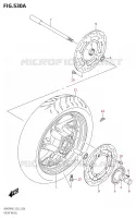 ROUE AVANT pour Suzuki BURGMAN 400 2023