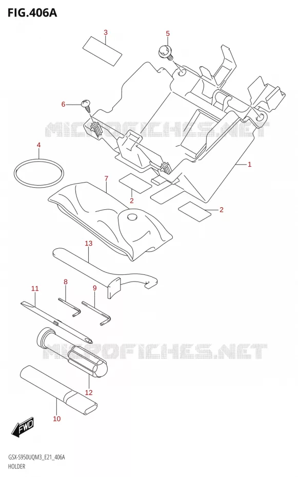 SUPPORT Suzuki MOTO 950 GSX-S 2023  GSX-S950WQM3 (E21)