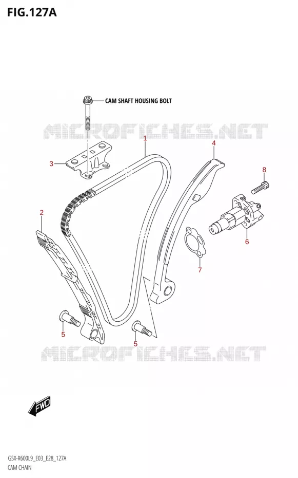 DISTRIBUTION Suzuki MOTO 600 GSX-R 2019  GSX-R600 L9 (E03,E28,E33)