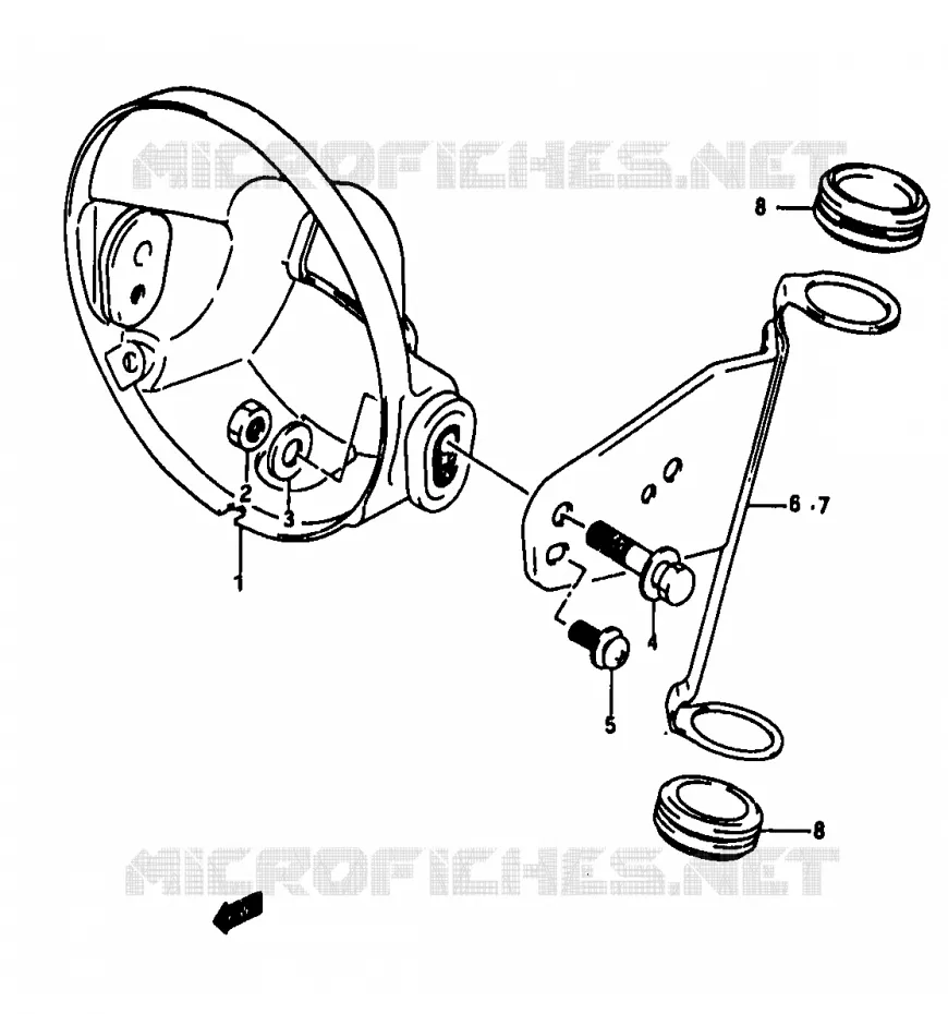 BOL DE PHARE Suzuki MOTO 50 Autres-modeles 1994  TV50R(M/R)